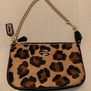 Coach Leopard Clutch